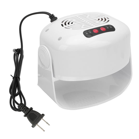 LAZIOEGR 110V Nail Dryer – Dual Warm/Cool Air, Auto Start/Stop, Forward & Reverse Rotation, 600W Powerful Fan, Safe for Skin & Eyes