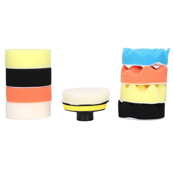 LAZIOEGR 11Pcs Polishing Pads Kit Car Foam Drill Buffing Pad Set for Waxing Sealing Glaze 3 inches / 7.6 cm