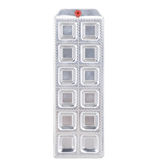 LAZIOEGR 12Hole Square Dumpling & Pasta Maker  Aluminum Alloy Tray for Homemade Ravioli, Gnocchi & Dumplings