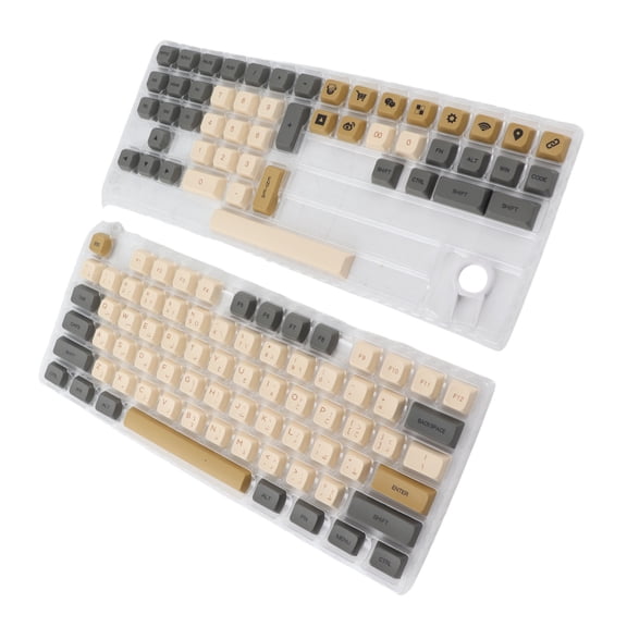 LAZIOEGR 125pcs Keyboard Keycaps Arabic Shimmering Theme XDA Profile PBT Dye Sub Key Caps for Mechanical Keyboards (16 cm / 6.3 inches)