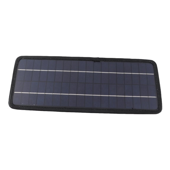 LAZIOEGR 12V 5W Portable Solar Panel Power Maintainer for Car, Motorcycle, Towing Boat, and RV - Automatic Automotive Battery Charger for 12 Volt Systems
