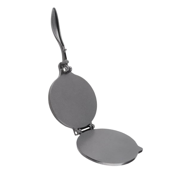 LAZIOEGR 16cm Black Aluminum Tortilla & Pizza Press – Manual, Durable, Easy‑Clean, Multi‑Use Kitchen Tool