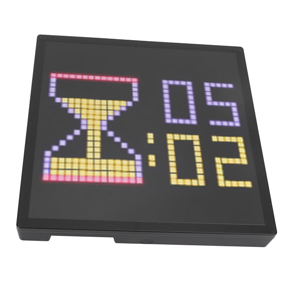 LAZIOEGR 16x16 LED Pixel Art Display Screen, DIY Customizable Digital Picture Frame (11.02 inches / 28.00 cm), App Control, Black