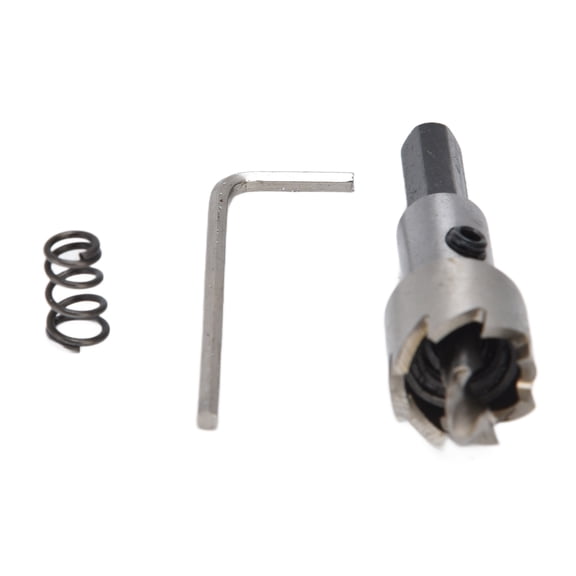 LAZIOEGR 17mm Hole Saw Opener Drill Bit, Heavy Duty High Speed Steel HSS Hole Saw Cutter Tool for Smooth Drilling in Wood, Metal, Aluminum, Plastic (0.67 inches / 17 mm)