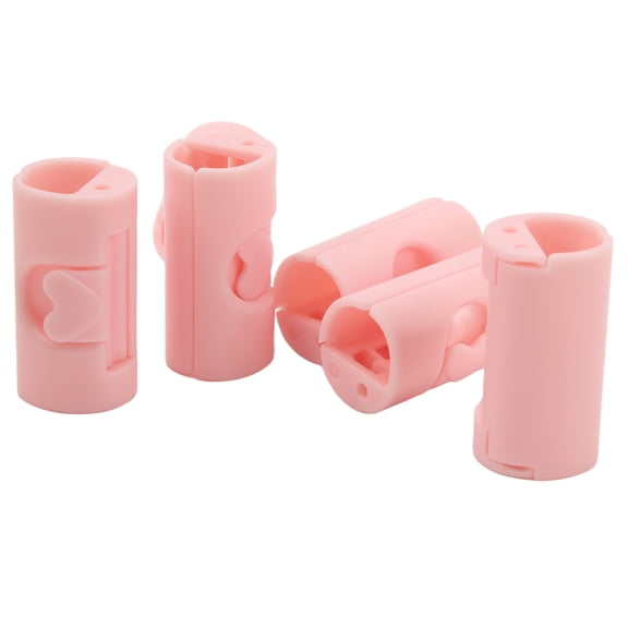 LAZIOEGR 18pcs Bed Sheet Grippers Fasteners Clips Two Levels Adjustable Keep Sheets Snug Prevent Slipping Pink Home Bedding Accessories (7.48 inches / 19 cm) Premium Plastic Corner Holder Sets