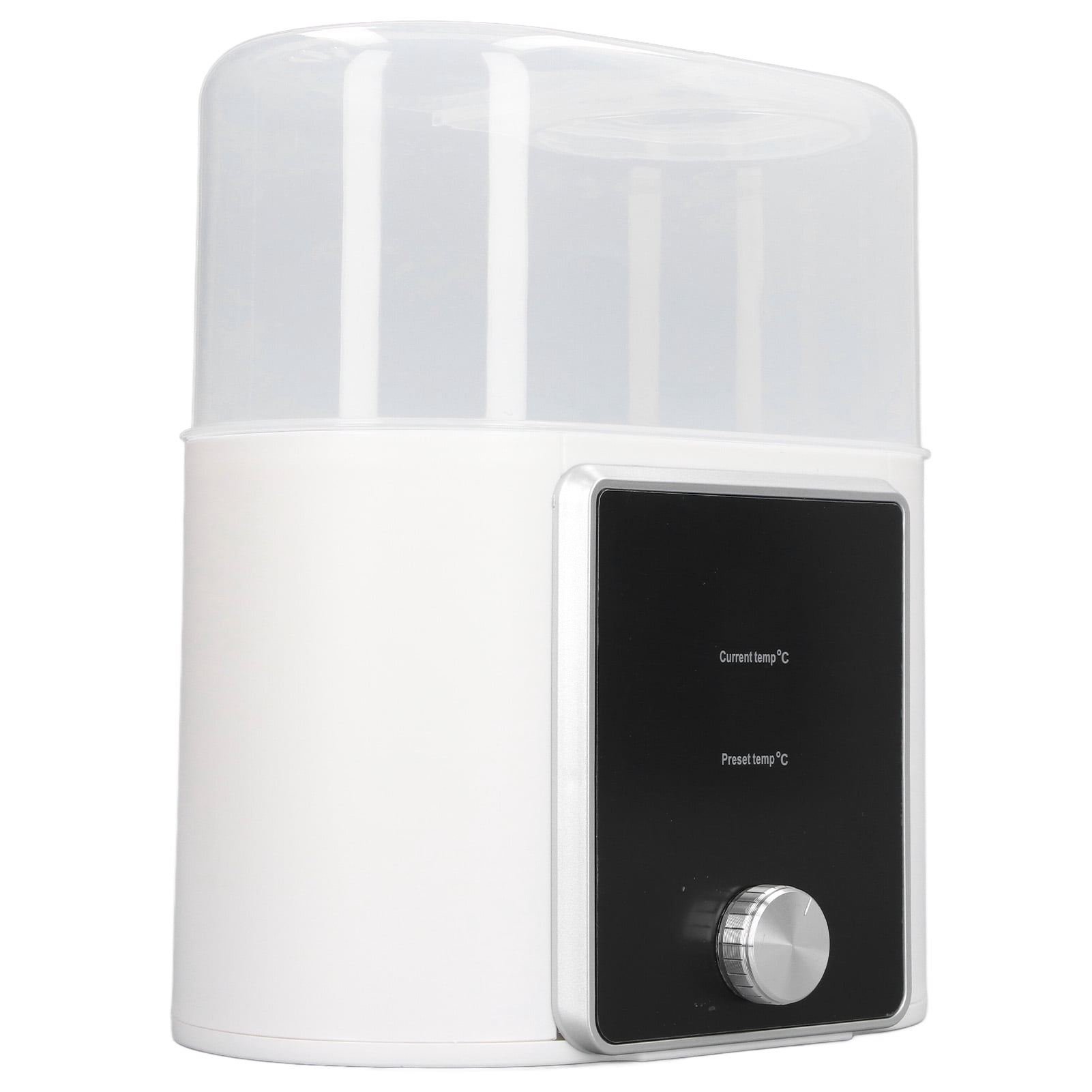 LAZIOEGR 2 in 1 Baby Bottle Warmer Constant Temperature Fast Heat Preservation Electric Milk Warmer with Deep Cleansing, US Plug 110V, White (9.06 inches / 23 cm)