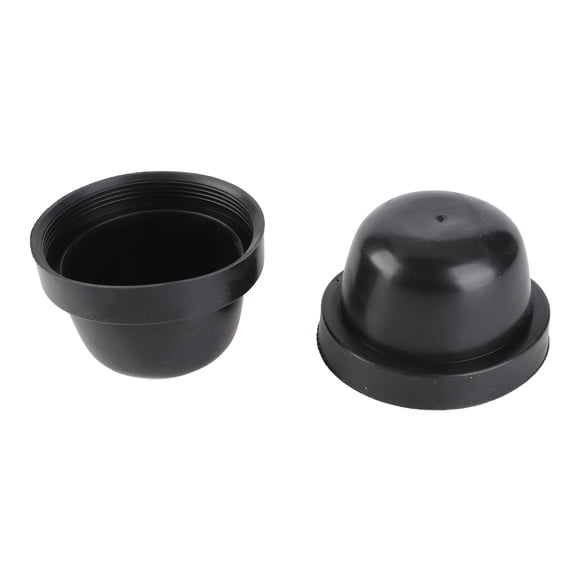 LAZIOEGR 2 Pcs 70mm 2.76 inches Car LED Bulb Headlight PVC Rubber Waterproof Dustproof Sealing Cover Cap Black