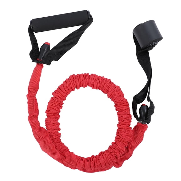 LAZIOEGR 20‑lb Portable Resistance Rope – Dual‑Sided Protective Sleeve, Non‑Slip Foam Handles, Ideal for Home & Rehab Workouts