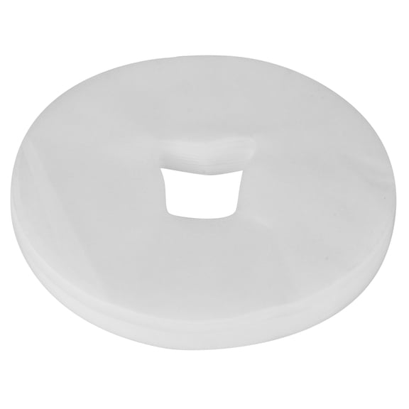 LAZIOEGR 200pcs Disposable Non Woven Fabric Massage Table Bed Pillow Hole Towel Face Hole Mat, Round Headrest Covers for Spa Beauty Salon, 11.8 x 11.8 inches / 30 x 30 cm, White