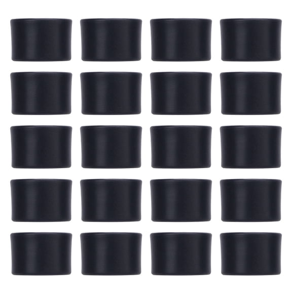 LAZIOEGR 20Pcs Round Chair Leg Tips Cap Plastic Anti Slip Scratch Proof Table Leg Cover Floor Protector for Home Furniture Gym 0.98 X 0.94in / 25 X 24mm
