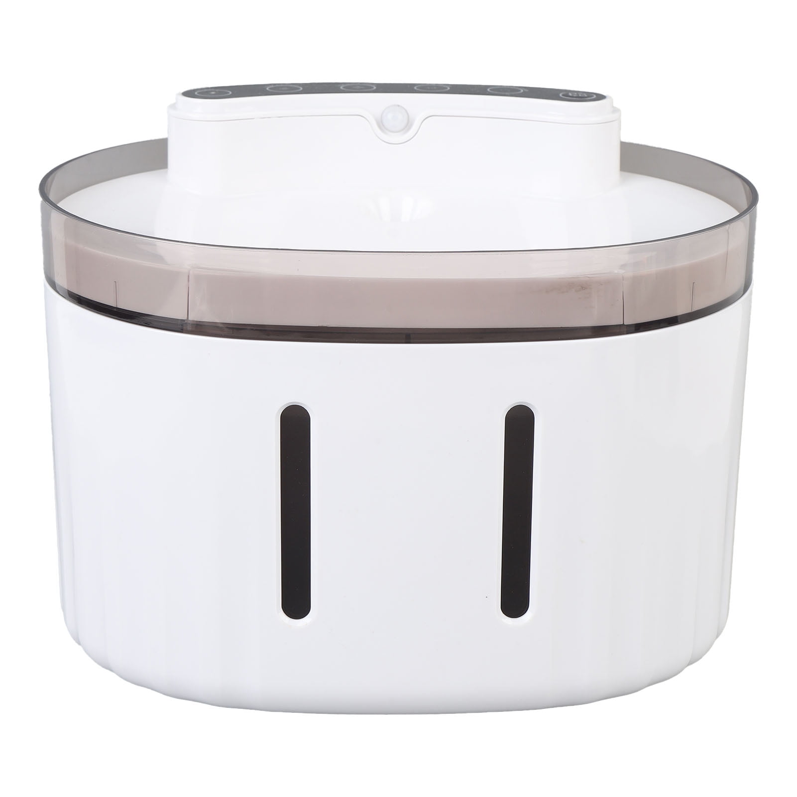 LAZIOEGR 2L Wireless Pet Fountain Quiet Self Circulating Filtration Rechargeable Cat Water Dispenser for Indoor Cats and Dogs (9.84 inches / 25 cm)