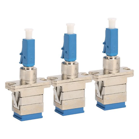 LAZIOEGR 2pcs LC Male to SC Female Adapter High Accuracy Low Loss Compact LC to SC Adapter for Optical Network Maintenance