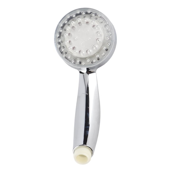 LAZIOEGR 3Color LED Shower Head WaterPowered Light, TemperatureSensing, NoBattery, Easy Install