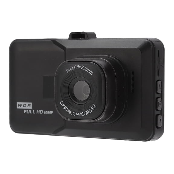 LAZIOEGR 3-Inch LCD Car Dash Camera HD 1080P Video DVR Recorder with Motion Detection Loop Recording 120-Degree Wide Angle Lens Universal Fit (3 in / 7.6 cm)