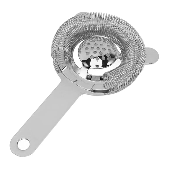 LAZIOEGR 304 Stainless Steel Cocktail Strainer – Dual‑Purpose Ice & Wine Filter, Fine Mesh, Durable Bar Tool for Home & Professional Use