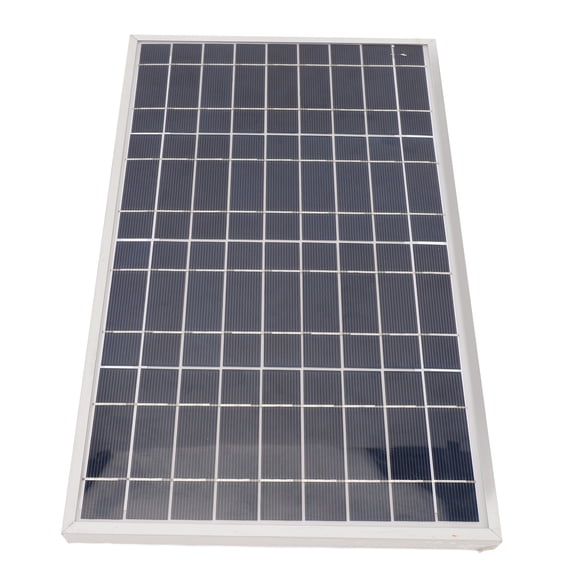 LAZIOEGR 30W 12V Portable Solar Panel Charger Kit, IP65 Waterproof Monocrystalline Solar Panel Built in Alligator Clips for Outdoor Camping, Travel, RV, Home Backup Power (15.35 inches / 39.00 cm)