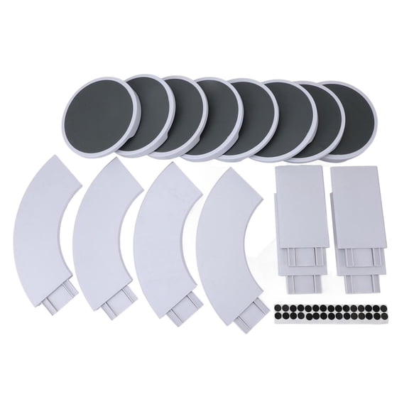 LAZIOEGR 360 Rotating Food Organizer Tray Portable, MultiUse, QuietSpin Serving Plate for Dining, Parties & Picnics