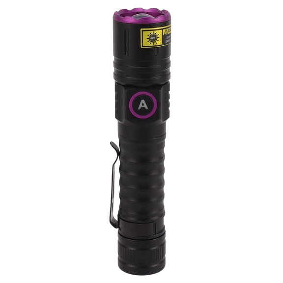 LAZIOEGR 365nm Black Light UV Flashlight Handheld LED Blacklight for Pet Urine Stains Rocks Money Resin Curing
