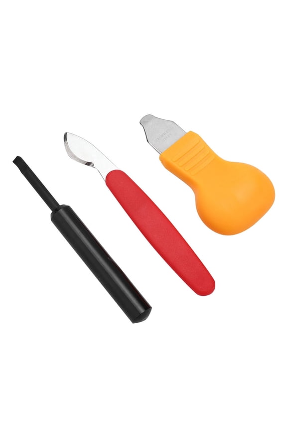 3pcs Watch Case Opener Blade Back Cover Pry Remover Set Watchmaker Repairing Tool Kit, 5.12 inches / 13 cm Length, 2.68 oz / 76 g Weight, Compact Battery Replacement Accessories, Multicolor
