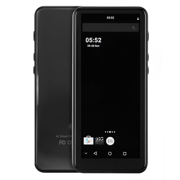 LAZIOEGR 4.0 Inch MP4 Player with Bluetooth and WiFi for Android, 2GB+16GB Full Touch Screen Portable Music Player with Built-in Speaker, Pocket HiFi Digital Audio Player, Black