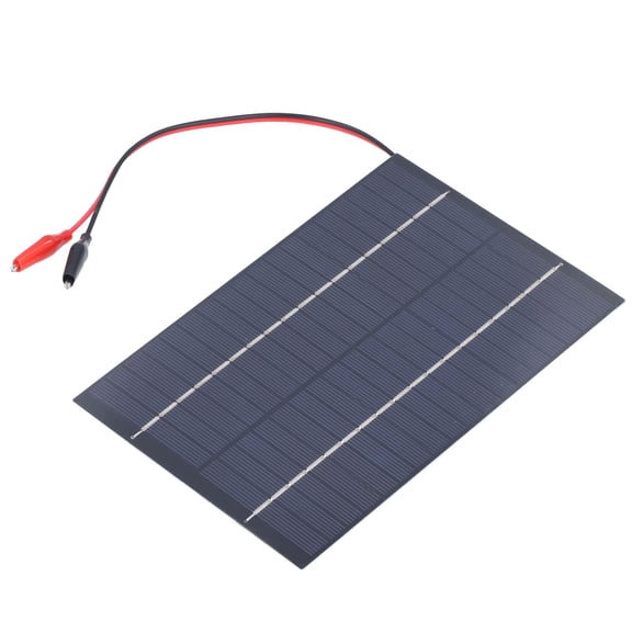 LAZIOEGR 4.2W 18V Monocrystalline Silicon Solar Panel High Efficiency Solar Charger Board for Outdoor Camping Home Lighting and Science Projects, 7.9 x 5.1 Inches / 20 x 13 cm