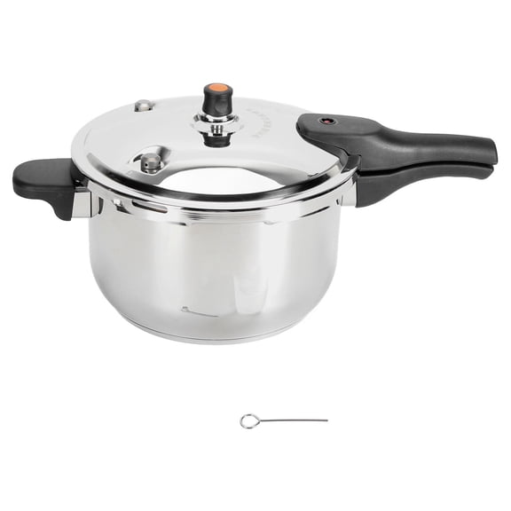 LAZIOEGR 4‑L 304 Stainless Steel Electric Pressure Cooker – 80 kPa Explosion‑Proof, Fast‑Cook, Multi‑Use with Safety Valve & Anti‑Clog Cover