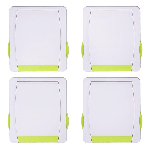 LAZIOEGR 4‑Pack Child Safety Window & Door Locks – Flexible, Fall‑Prevention, High‑Rise Protection, Stylish Green Design