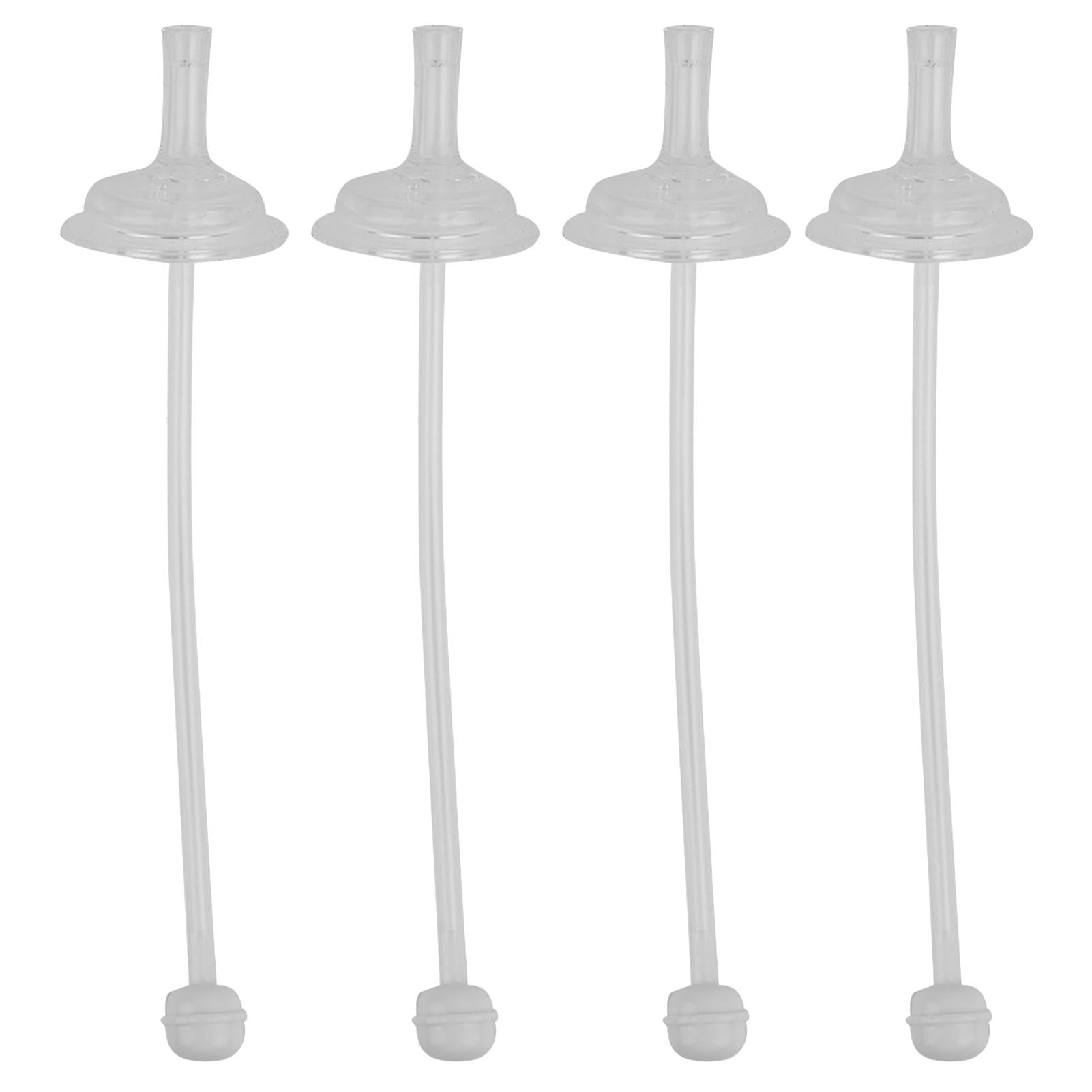 LAZIOEGR 4‑Pack Food‑Grade Silicone Wide‑Mouth Baby Sippy Straws – Safe, Leak‑Proof, Multi‑Angle Drinking Cups for 6‑Month‑Olds & Toddlers
