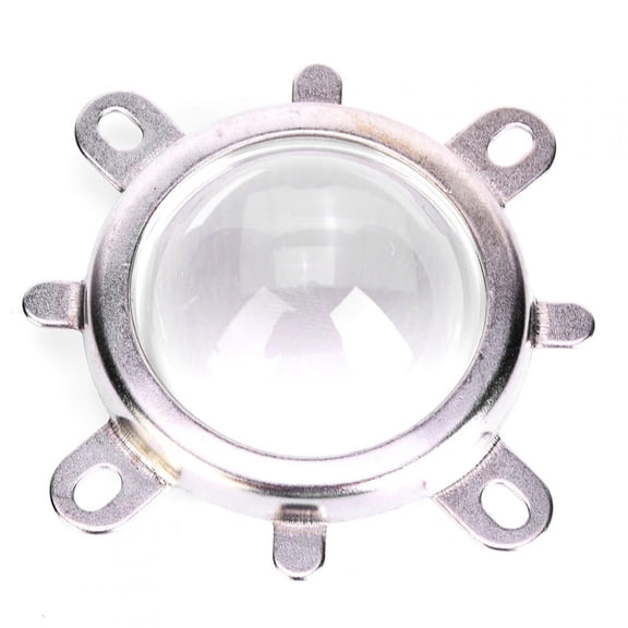LAZIOEGR 44mm Optical Glass Lens 50mm Reflector Collimator Cup Fixed Bracket for 20W-100W LED Light Accessories Heavy Duty Replacement Parts 1.73 inches (60 Degree Beam Angle)