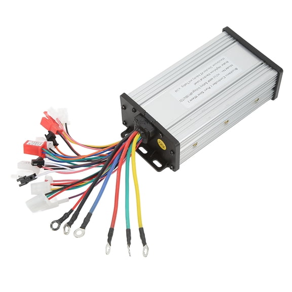 LAZIOEGR 48V/60V/72V 600W Brushless Motor Controller, Sine Wave Quiet Bicycle Scooter Brushless Controller Unit, Premium Aluminum Alloy Electric Bike Conversion Part (27.00 x 17.00 x 5.00 in)