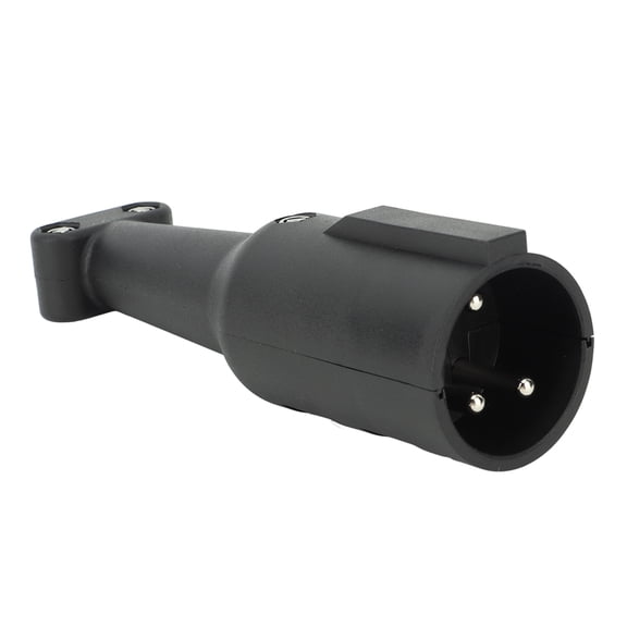 LAZIOEGR 48V Electric Golf Cart Charging Plug Nylon Cart Charger Receptacle Waterproof Charging Port for Club Car DS Precedent Replacement Accessories Black