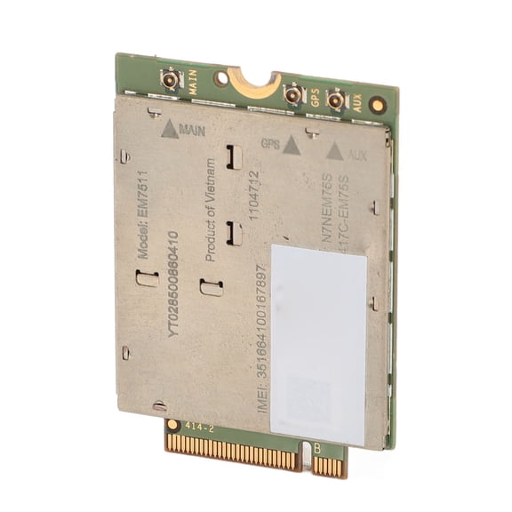 LAZIOEGR 4G LTE Module 600Mbps Download 150Mbps Upload M.2 Interface Network Card (3.94 inches / 10 cm)