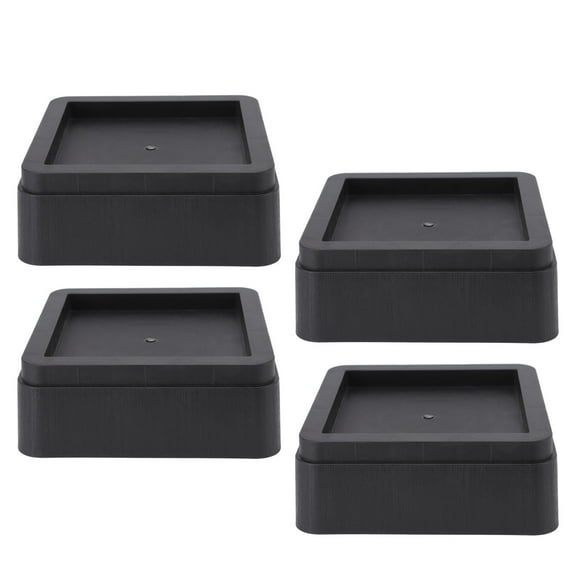 LAZIOEGR 4Pcs Furniture Risers Plastic 2 Inches / 5.08 cm Chair Table Leg Protector Home Accessories for Bed Couch Sofa Heavy Duty Stackable Bed Leg Heightening Pad