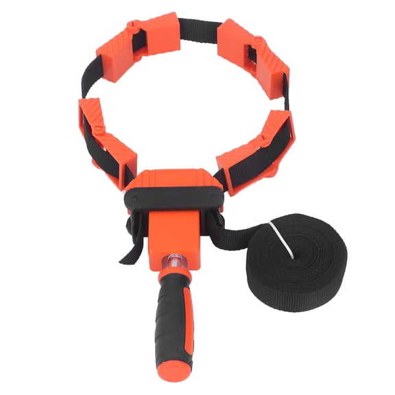 LAZIOEGR 4m Nylon Band Clamp Plastic Portable Compact Strap Clamp for Woodworking Frame, Heavy Duty Adjustable Corner Clamp Tool (13.1ft / 400cm)