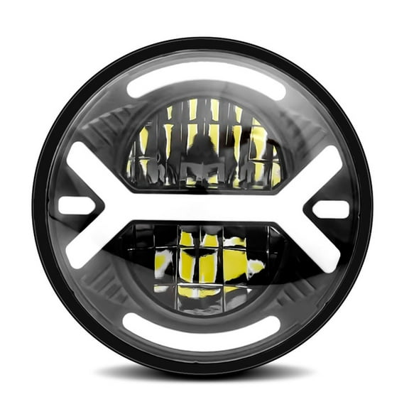 LAZIOEGR 5.75 Inch LED Motorcycle Headlight, 80W 8000LM IP67 Waterproof Car Headlamp with DRL, Turn Signal, Low Beam & High Beam for Upgraded Visibility [cite: 6]
