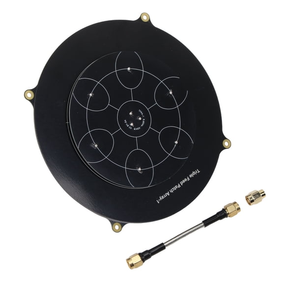 LAZIOEGR 5.8GHz FPV Triple Feed Patch Antenna SMA Directional Circularly Polarized High Gain 14dBi Drone Accessory for RC Fixed Wing