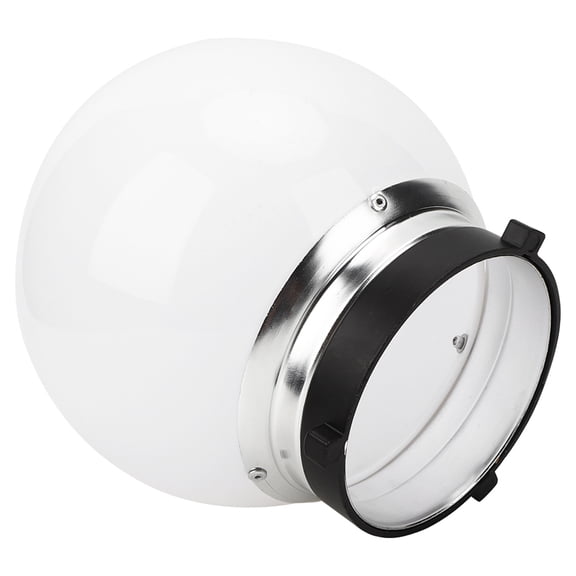 LAZIOEGR 5.91 in / 15 cm Soft Light Ball Camera Flash Diffuser Dome for Bowens Mount Strobes Photography Studio Accessory