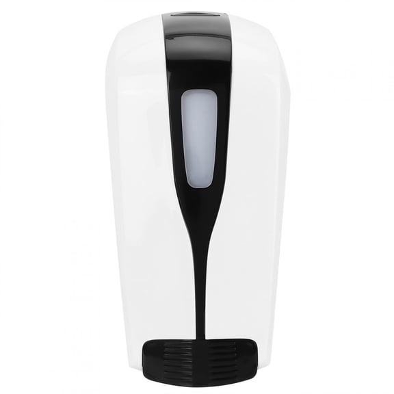LAZIOEGR 500ml Wall Mounted Soap Dispenser Manual Press Liquid Shampoo Holder with Lock for Bathroom Kitchen Hotel 4.3 x 3.2 x 8.8 inches / 11 x 8.3 x 22.5 cm