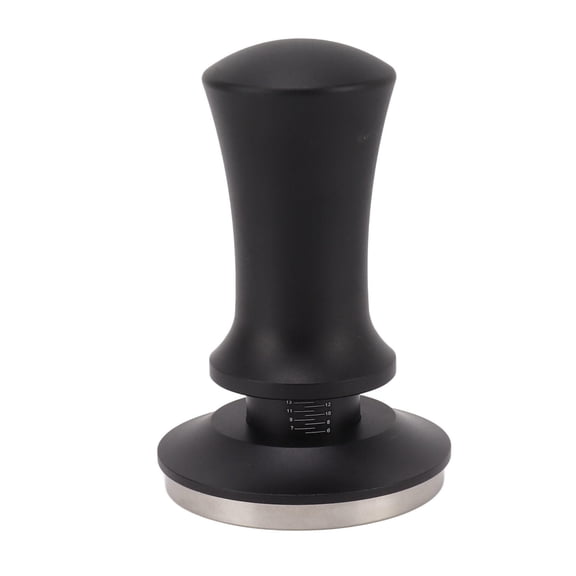 LAZIOEGR 58 mm Aluminum Alloy & Stainless Steel Coffee Tamper with Constant‑Pressure Spring, Precise Scale, Easy‑Clean Design