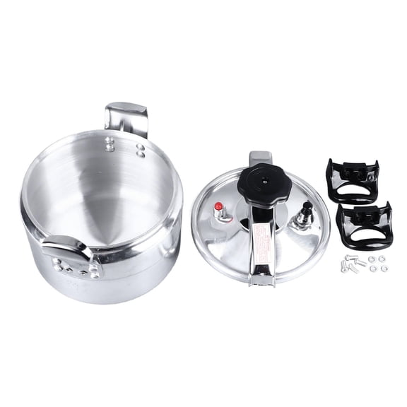 LAZIOEGR 5L Dual-Handle Pressure Cooker 5L Capacity, Explosion-Proof Aluminium, Non-Coated Inner Liner, Multi-Function Gas Stove Pot