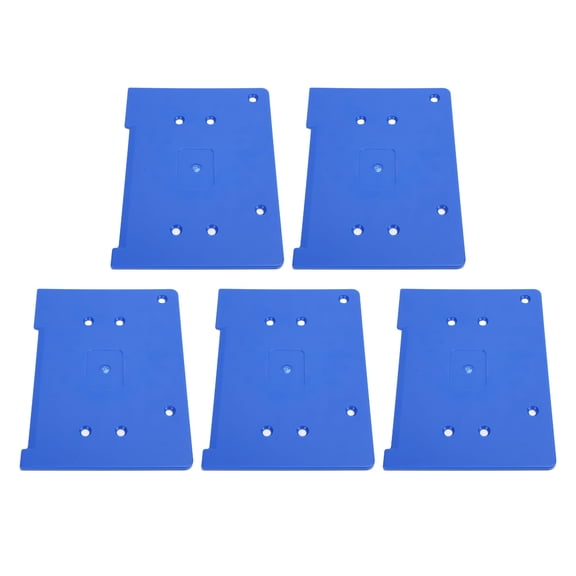LAZIOEGR 5pcs Angle Grinder Stand Bottom Board Accessories Tile Chamfering Tool Base Plate Scratch Resistant Plastic Construction 7.08 inches / 18 cm