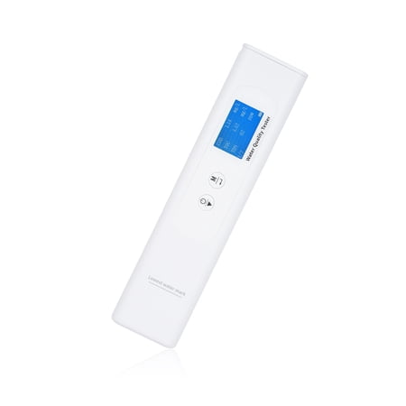LAZIOEGR 6-in-1 Digital Water Quality Detector, Multiparameter Tester for Drinking Water (TDS, TOC, COD, UV275, EC, Temp), High Sensitivity Probe, LCD Screen, White (15.7cm / 6.18 inches)