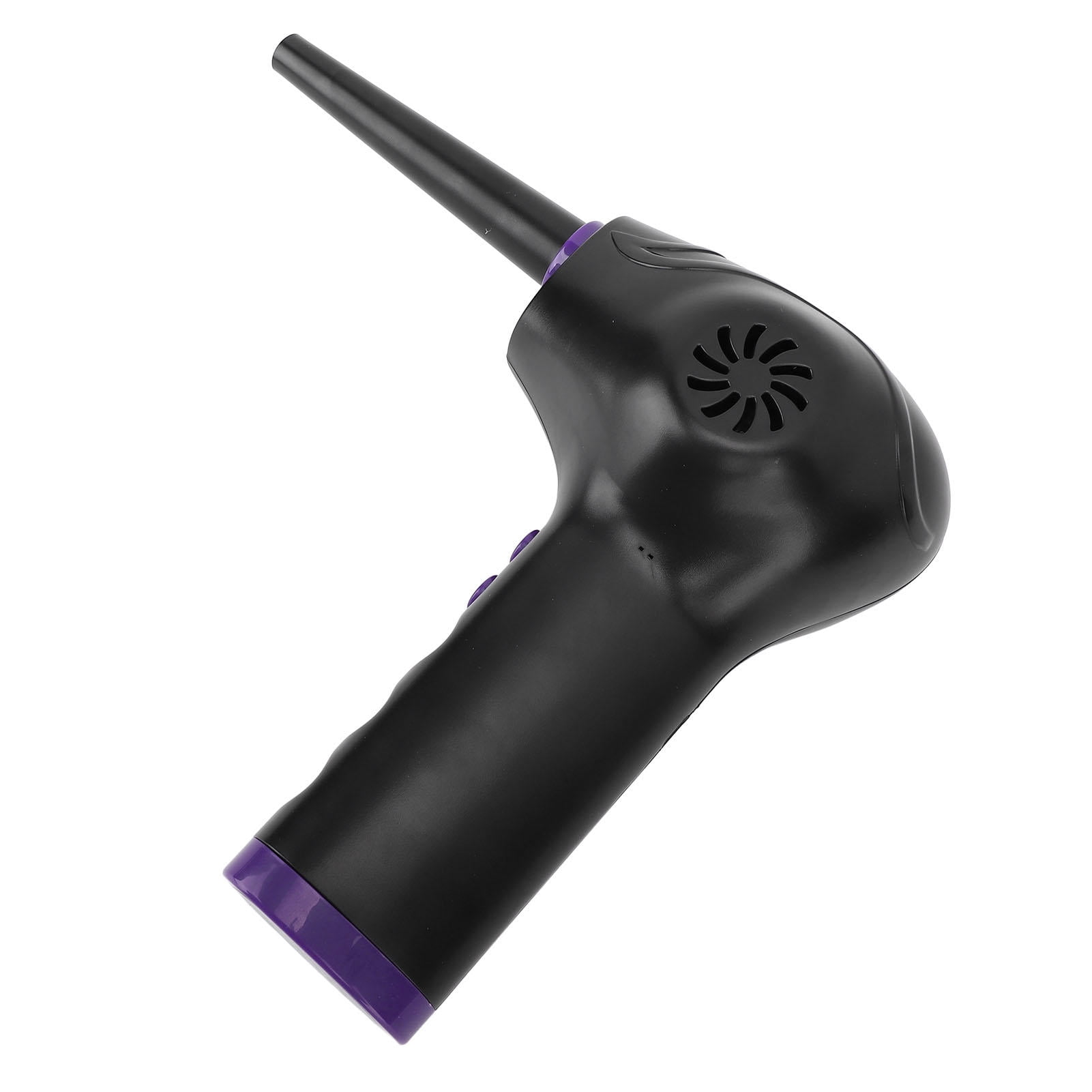 LAZIOEGR 60,000 RPM Portable Air Duster – 2‑Speed, 5‑Nozzle, Rechargeable 6000 mAh, Built‑in Light for Keyboards & Car Seats