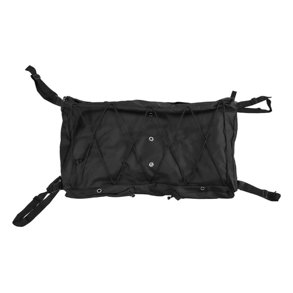LAZIOEGR 600D Oxford T‑Top Storage Bag – 4‑6 PFDs, 4 Zip Pockets, Elastic Rope, Waterproof, Ideal for Boats & Kayaks