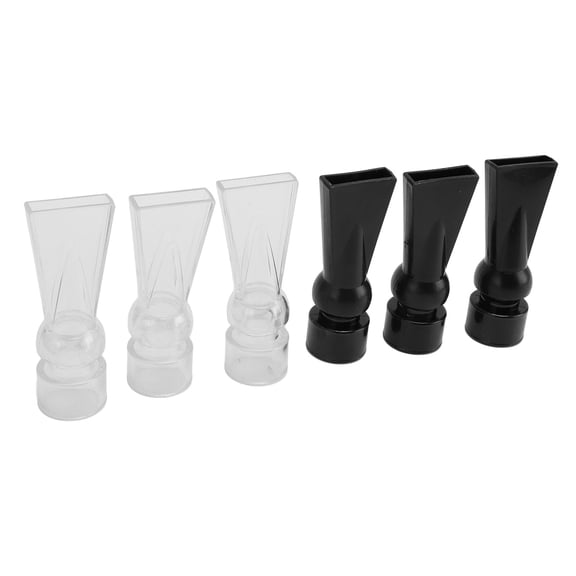 LAZIOEGR 6pcs Aquarium Duckbill Nozzles Set Flat Nozzle Pipe Fittings for Stable Water Flow Fish Tank Water Outlet