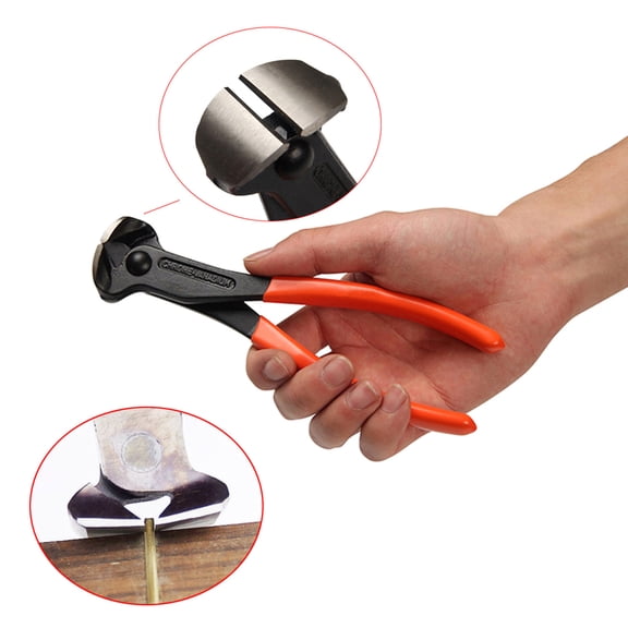 LAZIOEGR 7 Inch Guitar Fret Wire Cutter Nipper Portable Stainless Steel Fretting Tool for String Instrument Repair Luthier Maintenance (7.1 in / 18 cm)