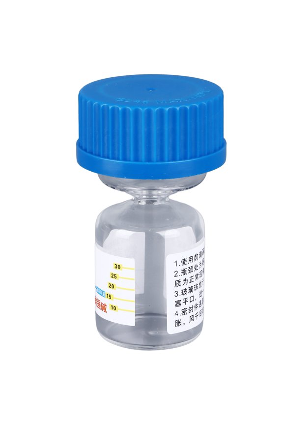 7066 8981 Micro Evaporating Glass Bottle Narrow Neck Liquid Spreading Volatilization Prevention Watch Repair Tool for Watch Movement Components Blue (5.12 inches / 13 cm)