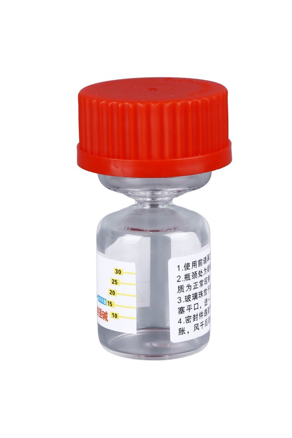 7066 8981 Micro Evaporating Glass Bottle Narrow Neck Liquid Spreading Volatilization Prevention Watch Repair Tool for Watch Movement Components Red (4.33 inches / 11 cm)