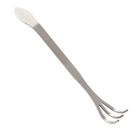 LAZIOEGR 8.3 Inches / 24 cm Stainless Steel 3-Tine Hand Cultivator Plant Pot Rake Gardening Soil Farming Tool