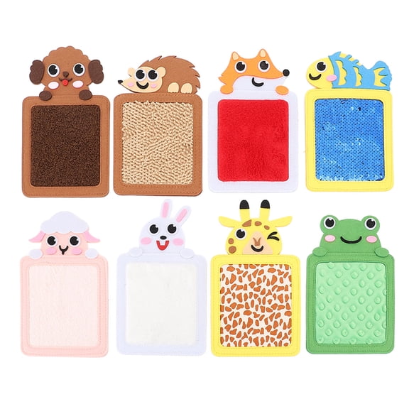 LAZIOEGR 8Piece Sensory Floor Mat Set Textured Play Tiles for Kids, Interactive Tactile Wall Panel, Durable & Safe Toy